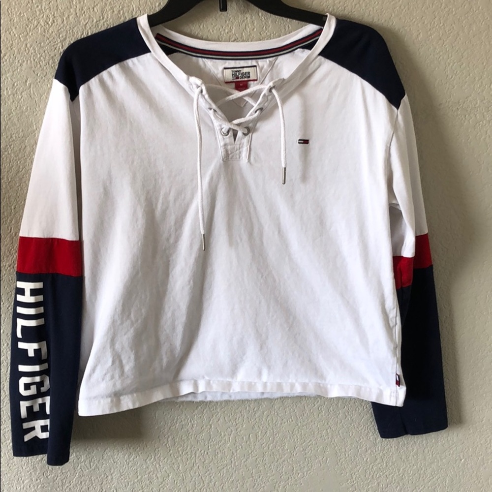 TOMMY HILFIGER crop tee